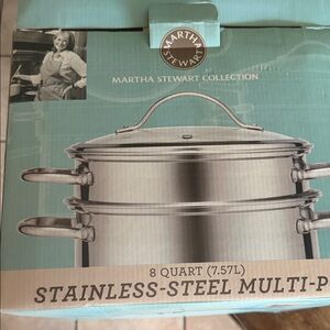 Martha Stewart Collection Stainless Steel Multi-Pot - Silver